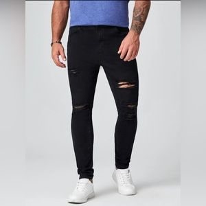 Men’s black skinny jeans